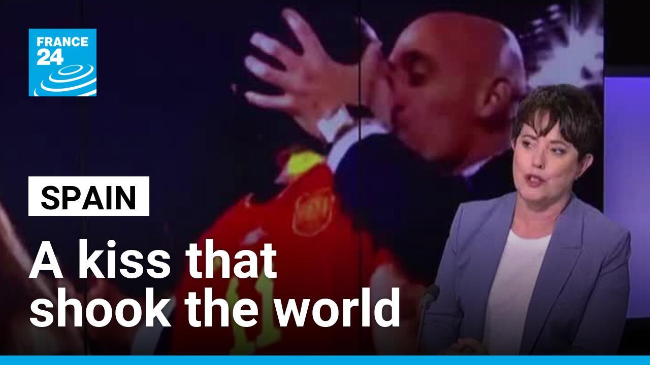 The non-consensual kiss by Rubiales sparked widespread condemnation in Spain - France 24